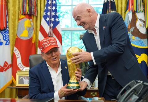 US-Präsident Trump und FIFA-Boss Gianni Infantino