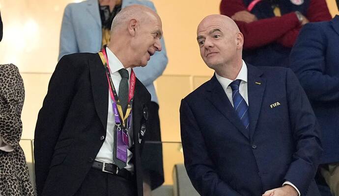 Bernd Neuendorf und Gianni Infantino