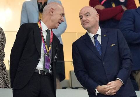 Bernd Neuendorf und Gianni Infantino