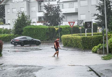 Gewitter am Bodensee