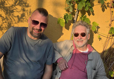 Nicht nur musikalisch verbunden: Steffen Bähr und Friedel Geratsch (von links).