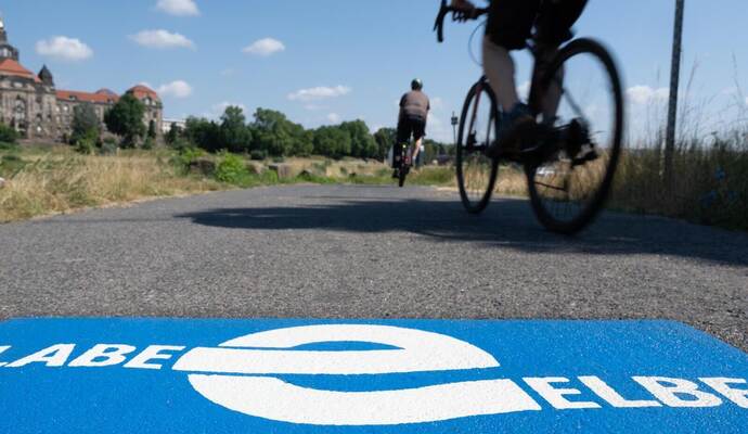 Piktogramme Elberadweg