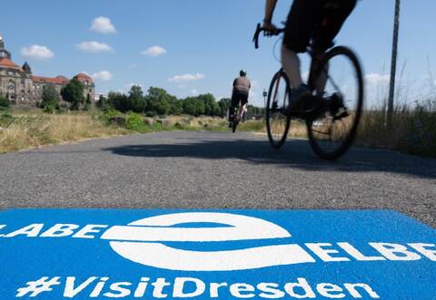 Piktogramme Elberadweg