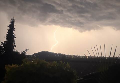Im Enzkreis gab es in der Nacht ein großes Unwetter.