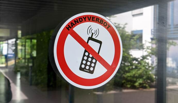 Handyverbots-Schild