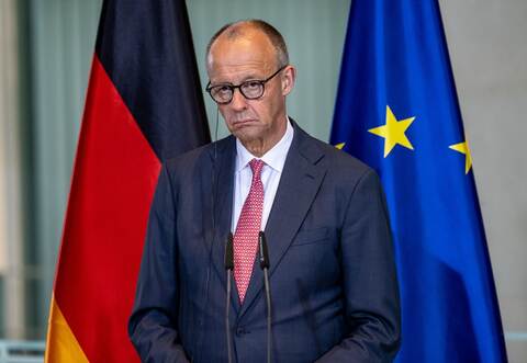 Pressekonferenz mit Bundeskanzler Merz