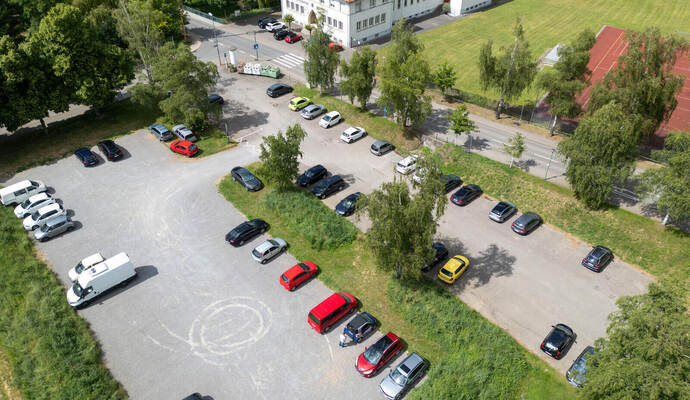 Eutingen Parkplatz Inselstraße