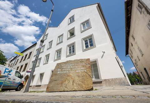 Polizeizentrum im Hitler-Geburtshaus