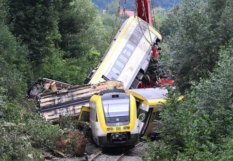 Zugunglück in Oberschwaben