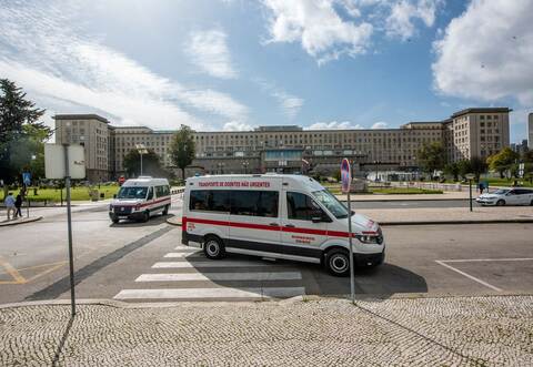Ein Krankenwagen in Portugal