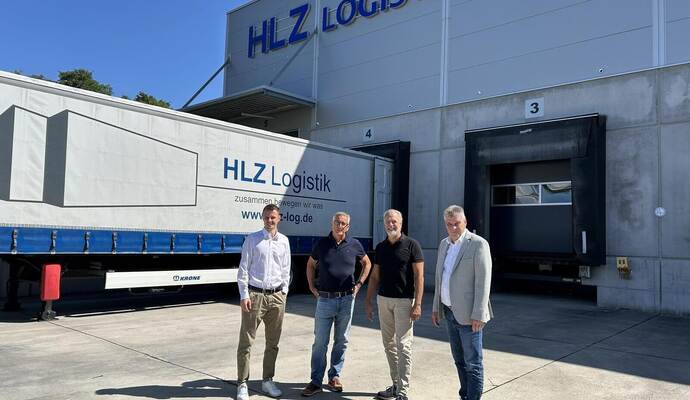 Arbeiten nun zusammen (von links): Rico Kleiner, Norbert Hauser, Dirk Krämer und Thomas Kleiner.