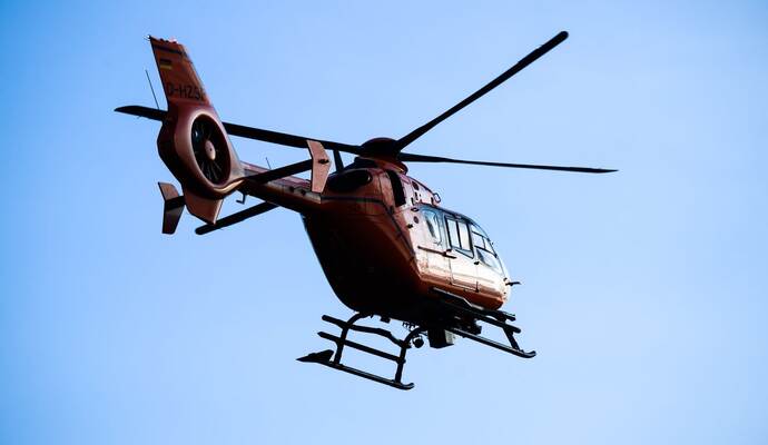 Rettungshubschrauber - Symbolbild