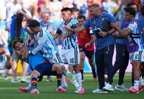 Vorfälle nach dem WM-Finale Spanien-Argentinien