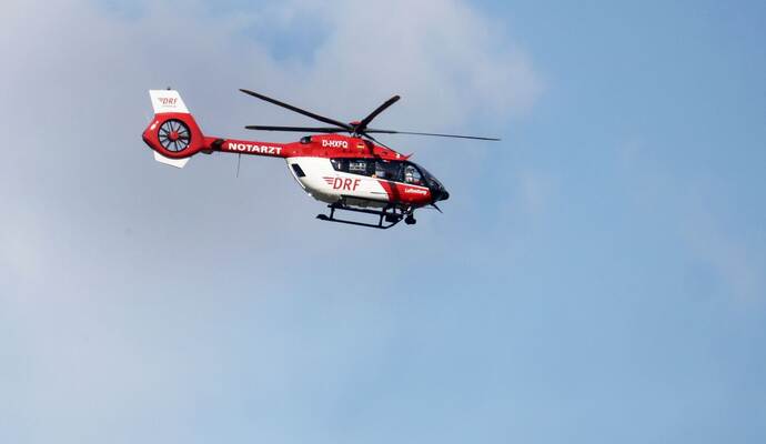 Rettungshubschrauber im Einsatz