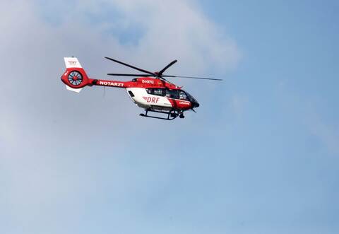 Rettungshubschrauber im Einsatz