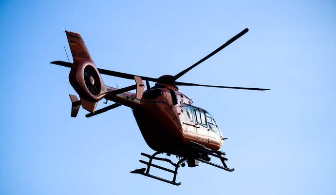 Rettungshubschrauber - Symbolbild