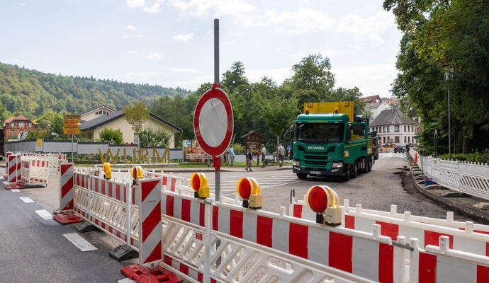 Sperrung Würmbrücke Würmtal