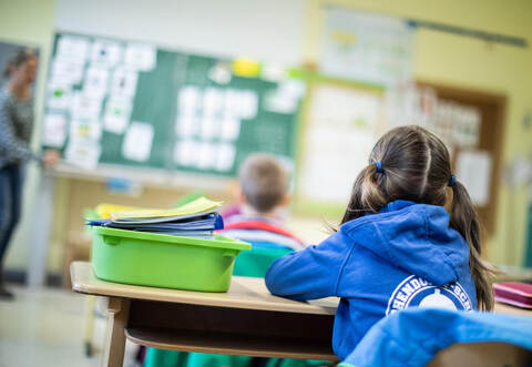 Schüler in einer Grundschule