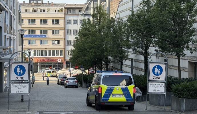 In der Museumsstraße ist eine der Streifen positioniert gewesen.
