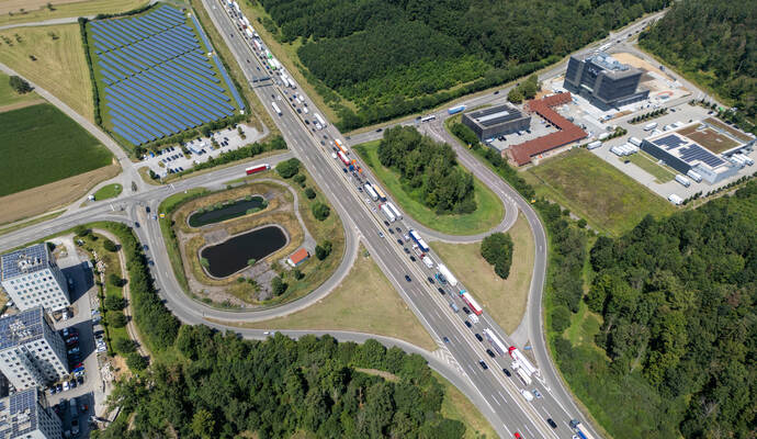 BAB A8 Ausfahrt Heimsheim