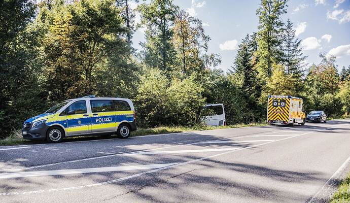 Friolzheim: Linienbus kommt von Fahrbahn ab