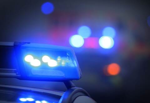 Polizeiauto mit Blaulicht