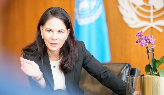 Annalena Baerbock bei der UN