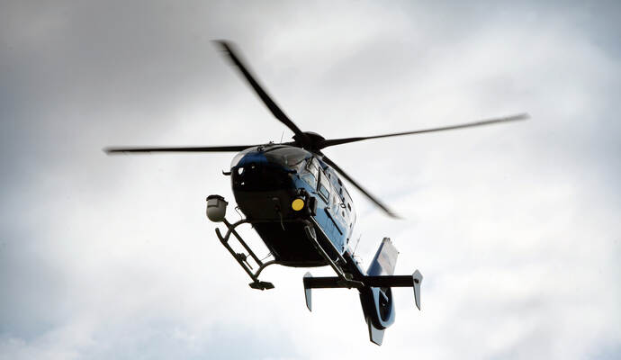 Police helicopter