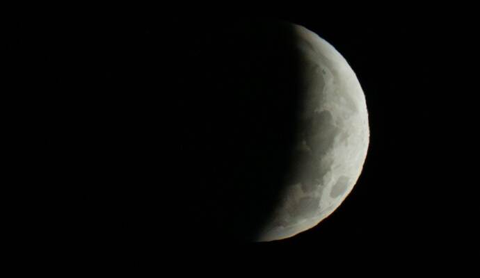 Partielle Mondfinsternis - Bayern
