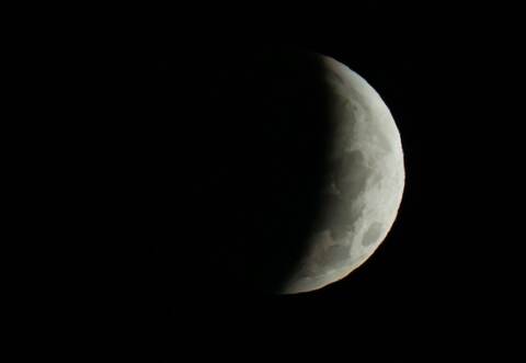 Partielle Mondfinsternis - Bayern