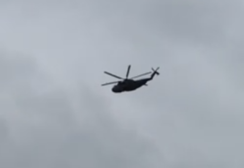 Schon häufiger haben Hubschrauber über der PZ-Region für Aufsehen gesorgt. 2022 entdeckte eine PZ-Leserin eine Maschine über Eutingen.