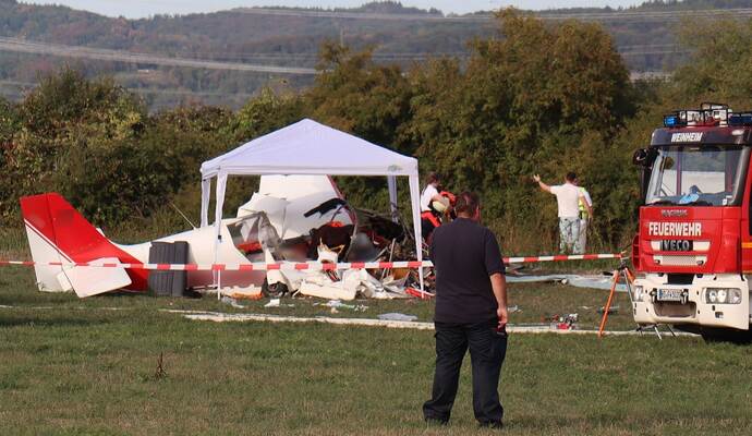 Schwerer Unfall bei Flugschau