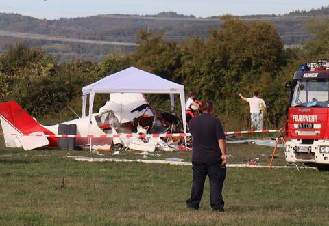 Schwerer Unfall bei Flugschau