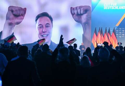 Elon Musk im Wahlkampf der AfD