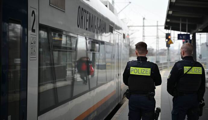 Bundespolizei - Zugkontrolle