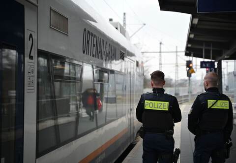 Bundespolizei - Zugkontrolle