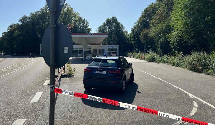 An einer Tankstelle in Remchingen hatte es Anfang September einen blutigen Streit gegeben.