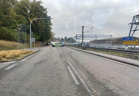 Die B294 bei Birkenfeld ist aktuell komplett gesperrt.