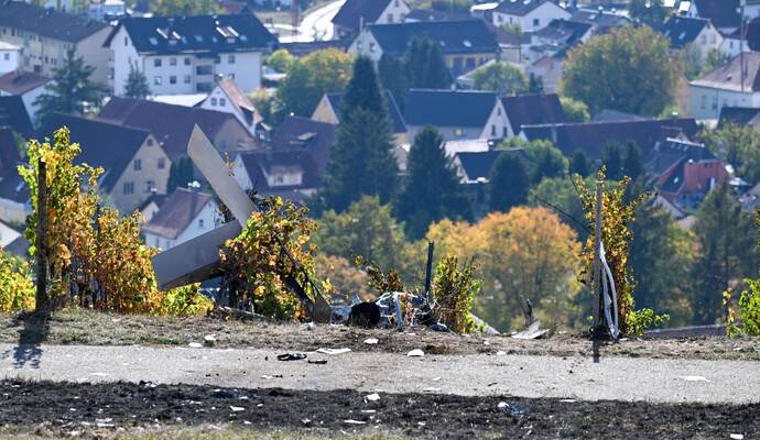 Kleinflugzeug im Landkreis Heilbronn abgestürzt
