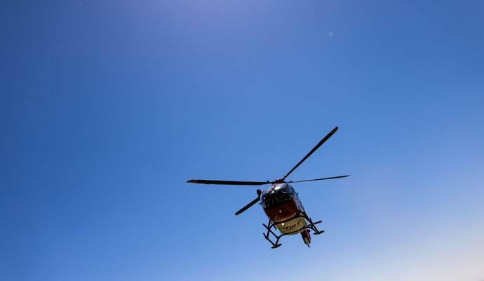 Ein Rettungshubschrauber