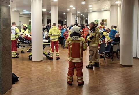 Brand in Rehaklinik: 267 Menschen evakuiert