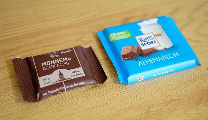 Rechtsstreit mit Ritter Sport um quadratische Haferriegel