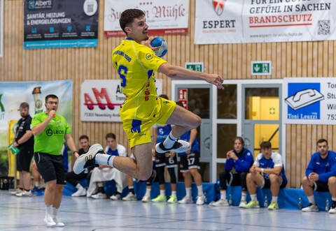 Allein Felix Rothardt traf neun Mal. Das reichte jedoch nicht, um die Neuenbürger Handballer vor einer Niederlage zu bewahren. Ralf Becker