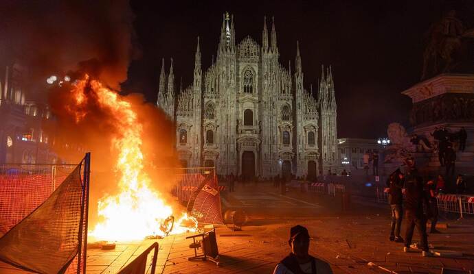 Proteste in Italien