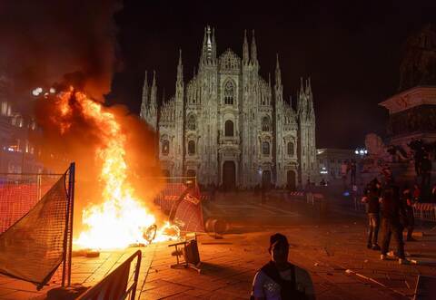 Proteste in Italien