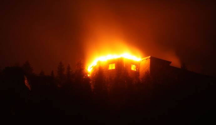Brand im Kehlsteinhaus