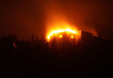 Brand im Kehlsteinhaus