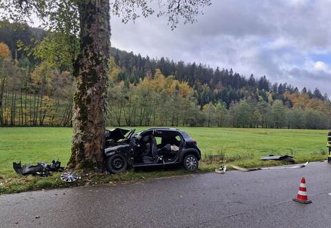 Zu einem Unfall ist es bei Bad Wildbad gekommen.