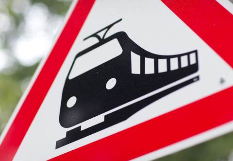 Unfall am Bahnübergang
