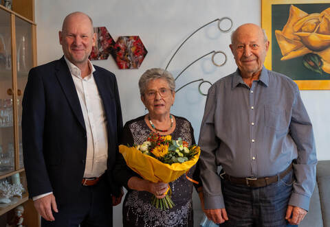 Eiserne Hochzeit Ehepaar Bressem